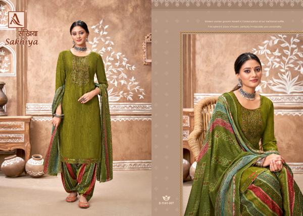 Alok Sakhiya 3 Festive Wear Viscose Designer Dress Material Collection